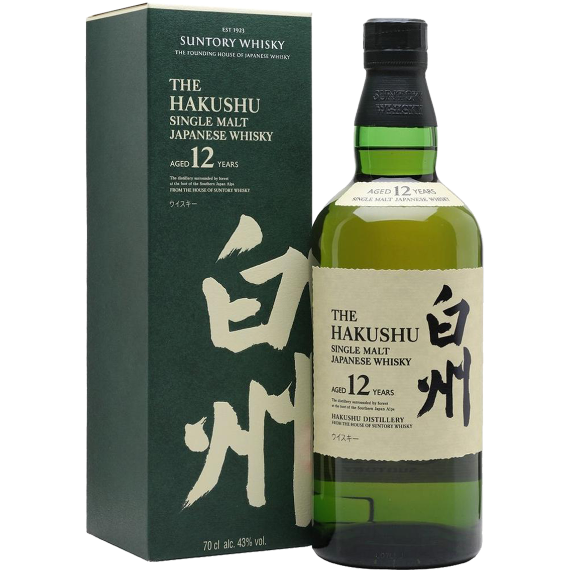 The Hakushu 12 Year Old Single Malt Whisky, Japan