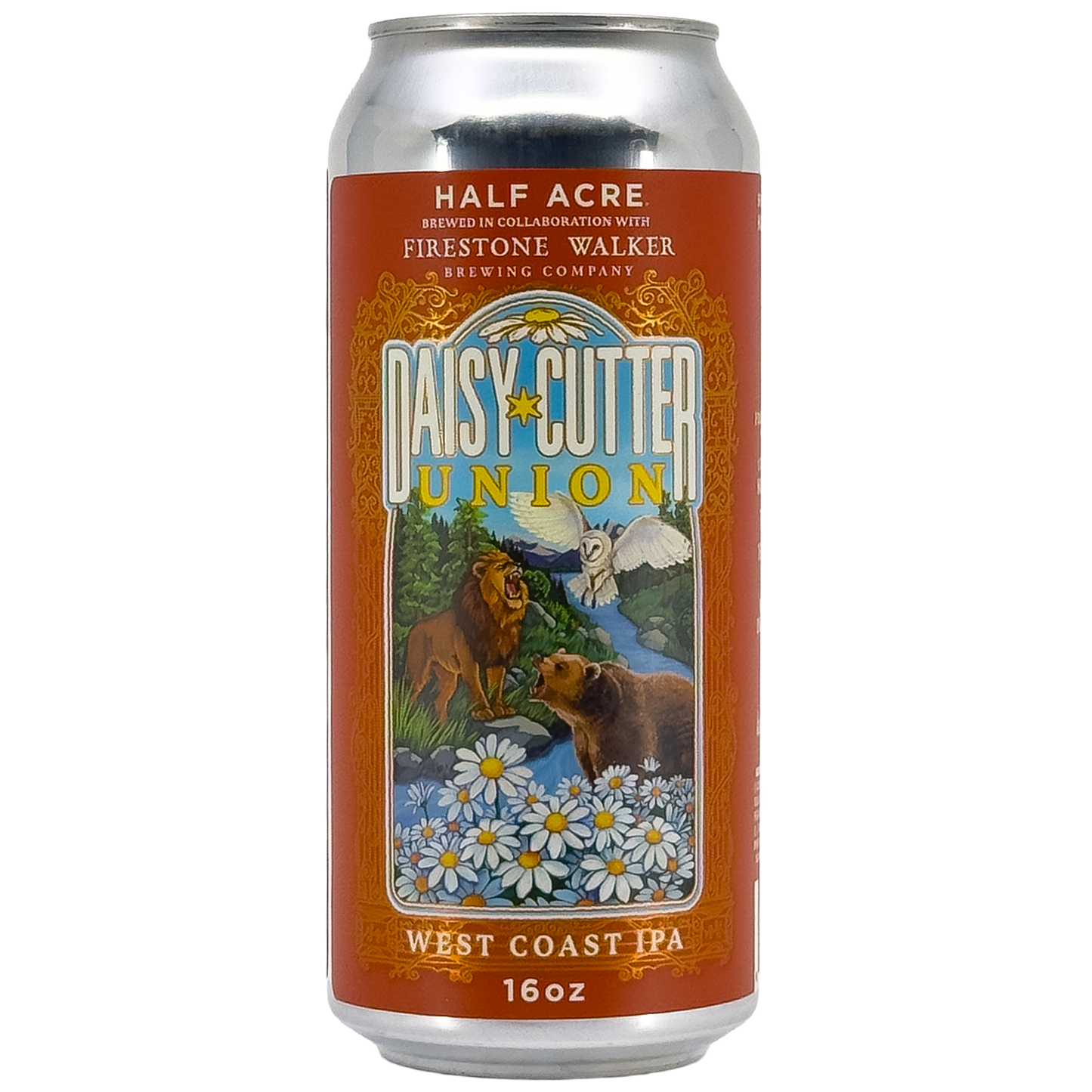 Half Acre & Firestone Walker Collaboration 'Daisy Cutter Union' West Coast IPA Beer, Illinois