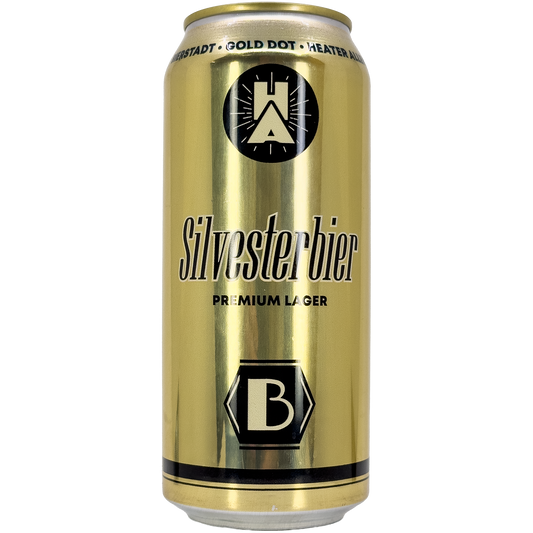 Heater Allen Brewing x Gold Dot x Bierstadt 'Silvesterbier' Lager Beer, Oregon