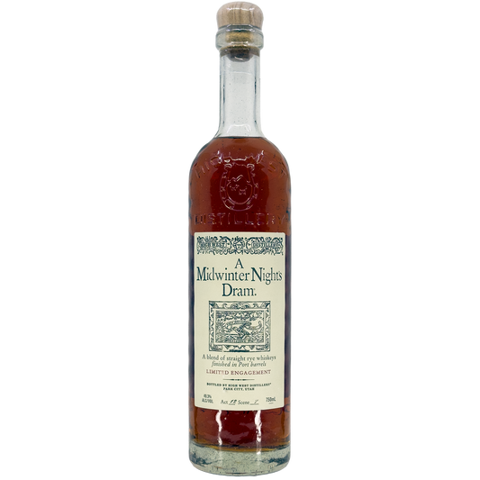 High West Distillery A Midwinter Night Dram Straight Rye Whiskey, Utah, USA