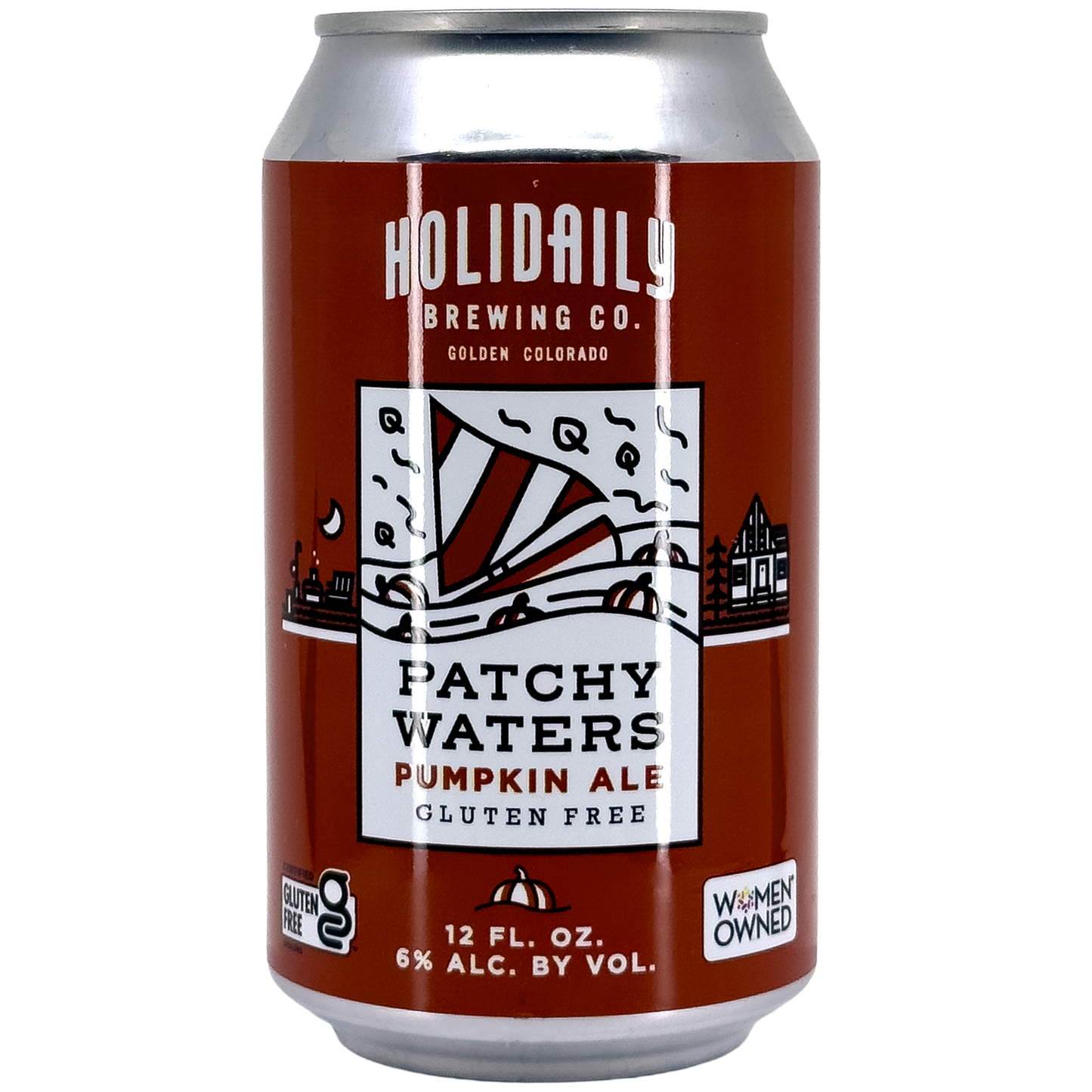 Holidaily Brewing Co. 'Patchy Waters' Pumpkin Ale Beer, Colorado, USA