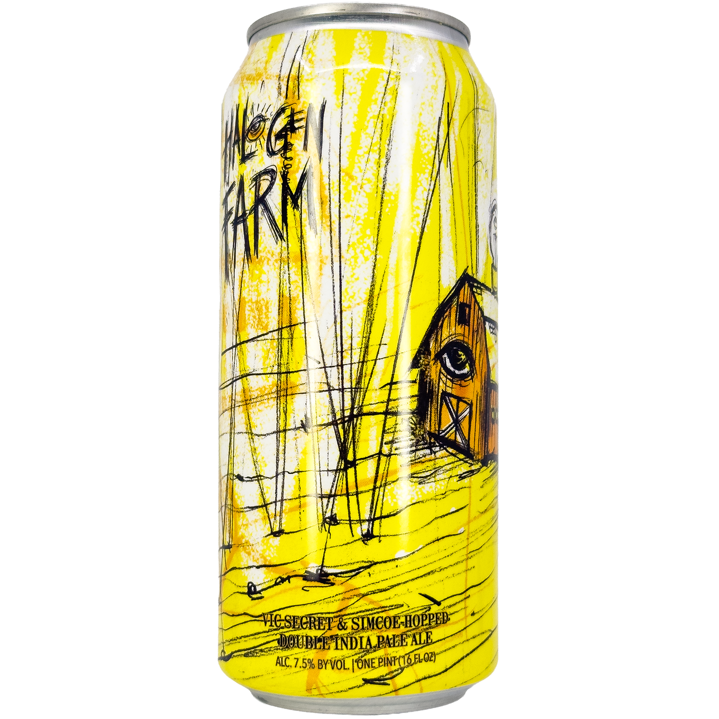 Hop Butcher for the World 'Halogen Farm' Double IPA Beer, Illinois