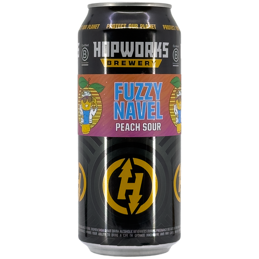 Hopworks Urban Brewery HUB 'Fuzzy Navel' Sour Ale Beer, Oregon, USA