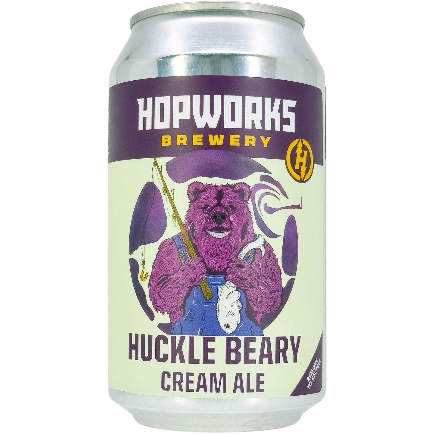 Hopworks Urban Brewery HUB 'Huckle Beary' Cream Ale Beer, Oregon