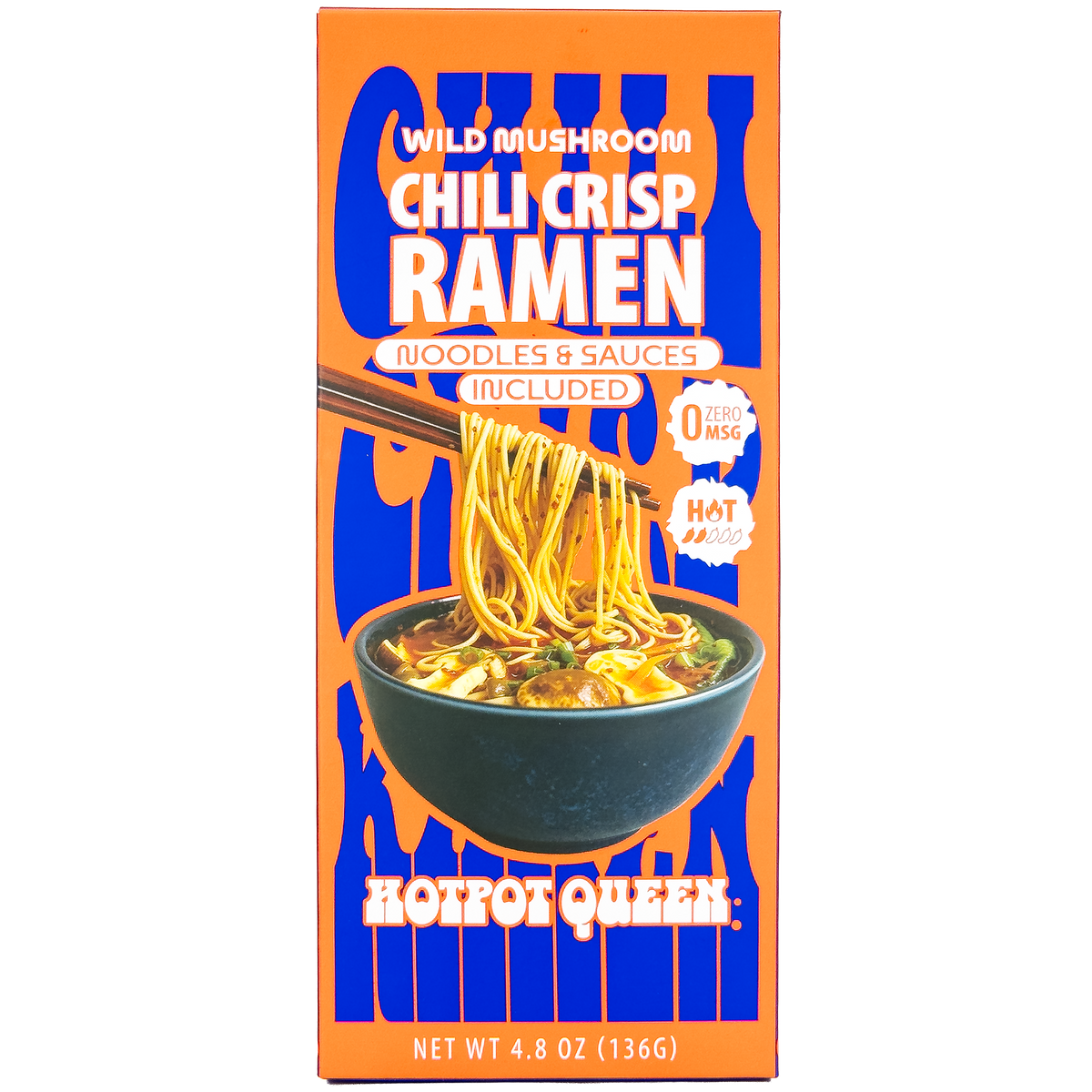 Hotpot Queen Wild Mushroom Chili Crisp Ramen, Washington