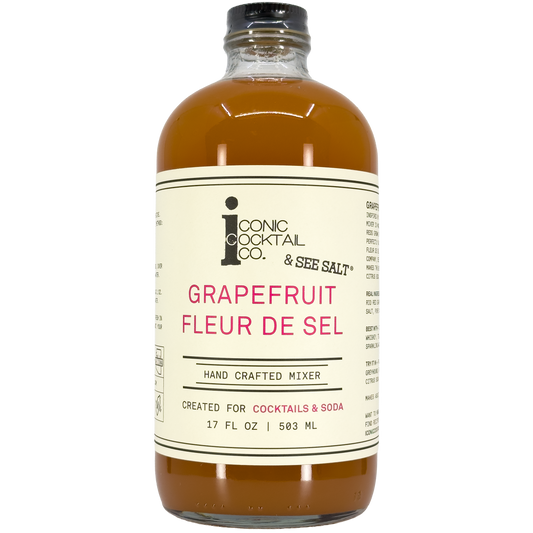 Iconic Cocktail Co. Grapefruit Fleur de Sel Cocktail Mixer, California