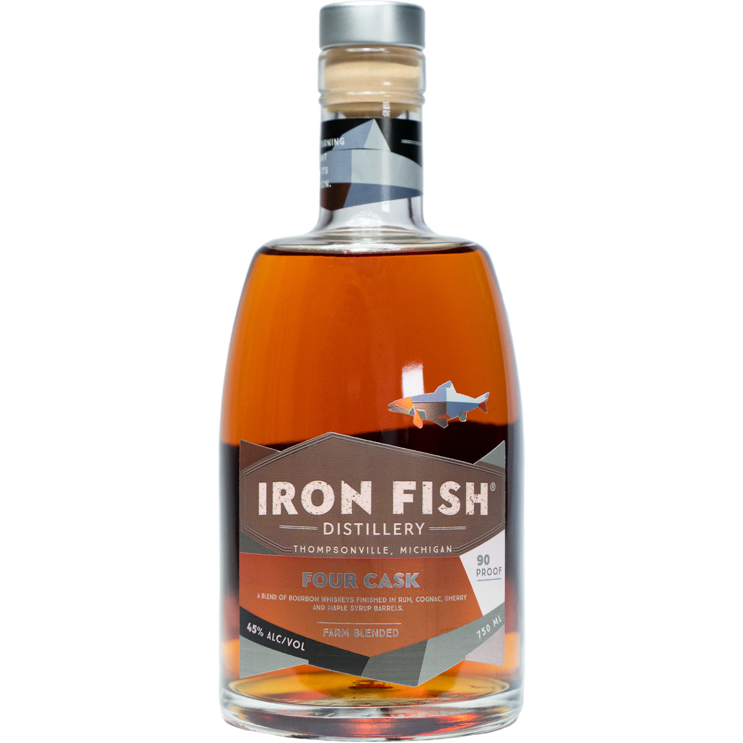 Iron Fish Distillery 'Four Cask' Blended Bourbon Whiskey