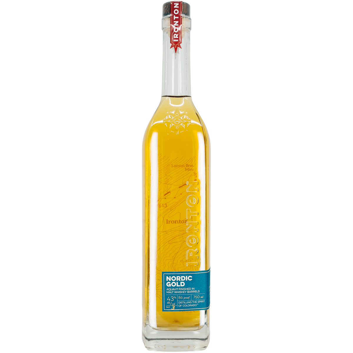 Ironton Distilley 'Nordic Gold' Malt Whiskey Barrel Aged Aquavit, Colorado