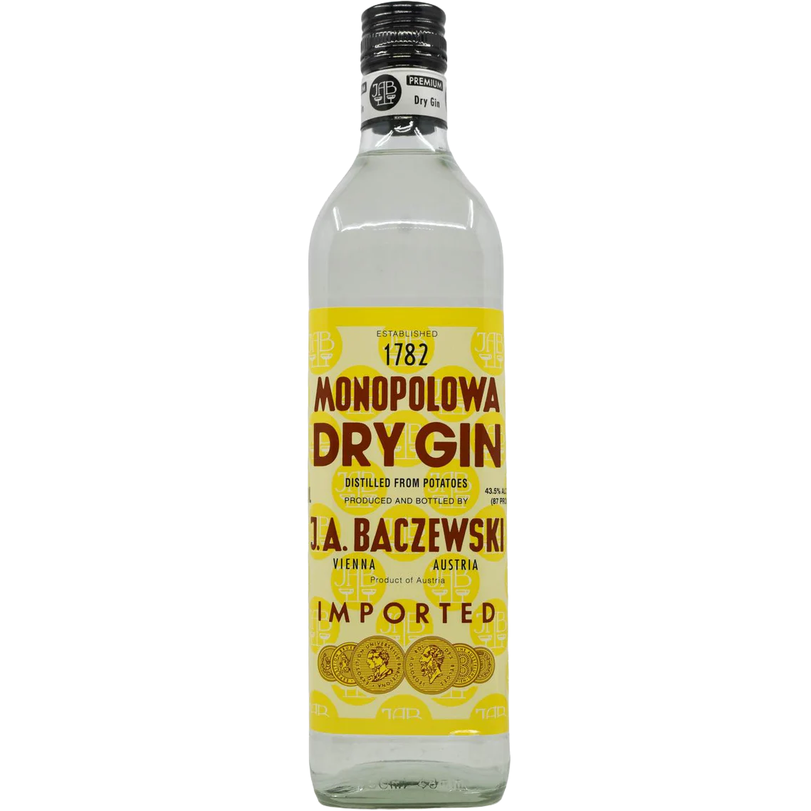 J.A. Baczewski Monopolowa Dry Gin, Austria