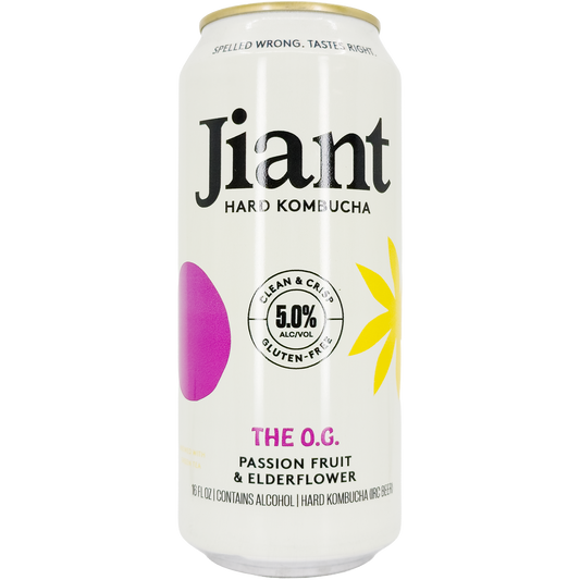 Jiant 'The O.G.' Passionfruit & Elderflower Hard Kombucha, California
