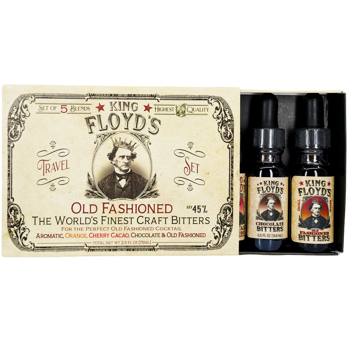 King Floyd's Old Fashioned Bitters Travel Set, California