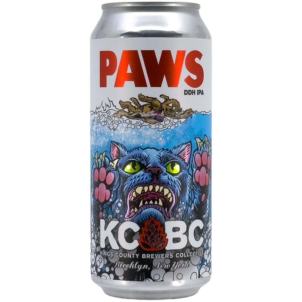 Kings County Brewers Collective - KCBC 'Paws' DDH IPA Beer, New York, USA