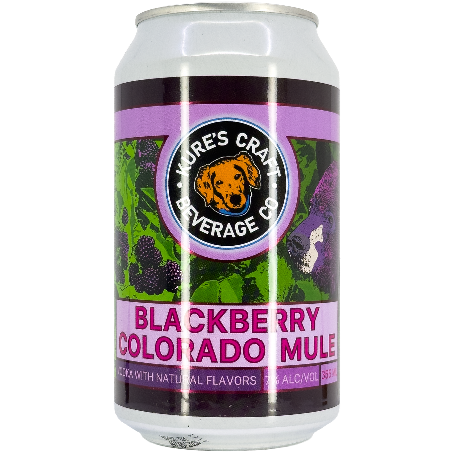 Kure's Blackberry Colorado Mule Cocktail, Colorado