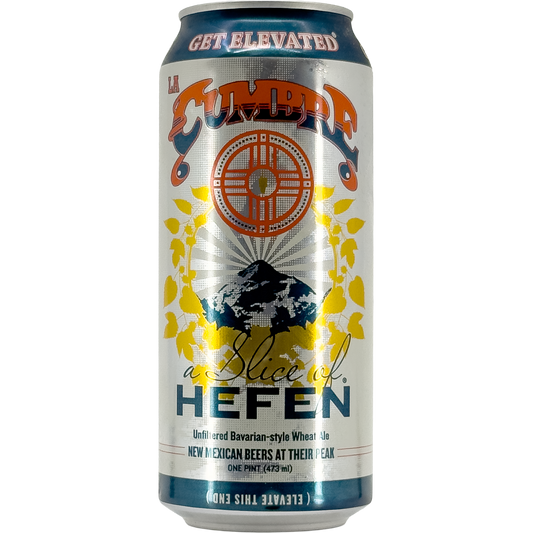 La Cumbre Brewing 'A Slice of Hefen' Unfiltered Bavarian Wheat Ale Beer, New Mexico