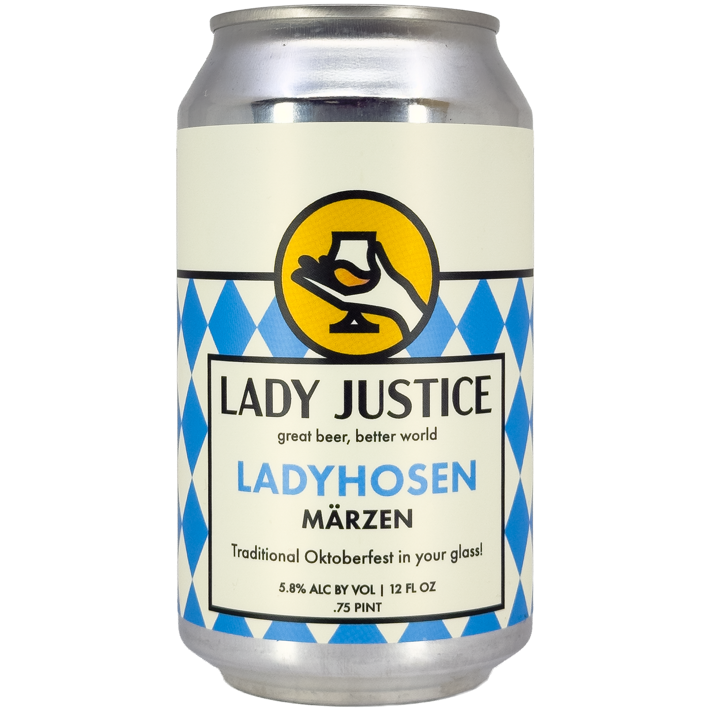 Lady Justice 'LadyHosen' Marzen Lager Beer, Colorado
