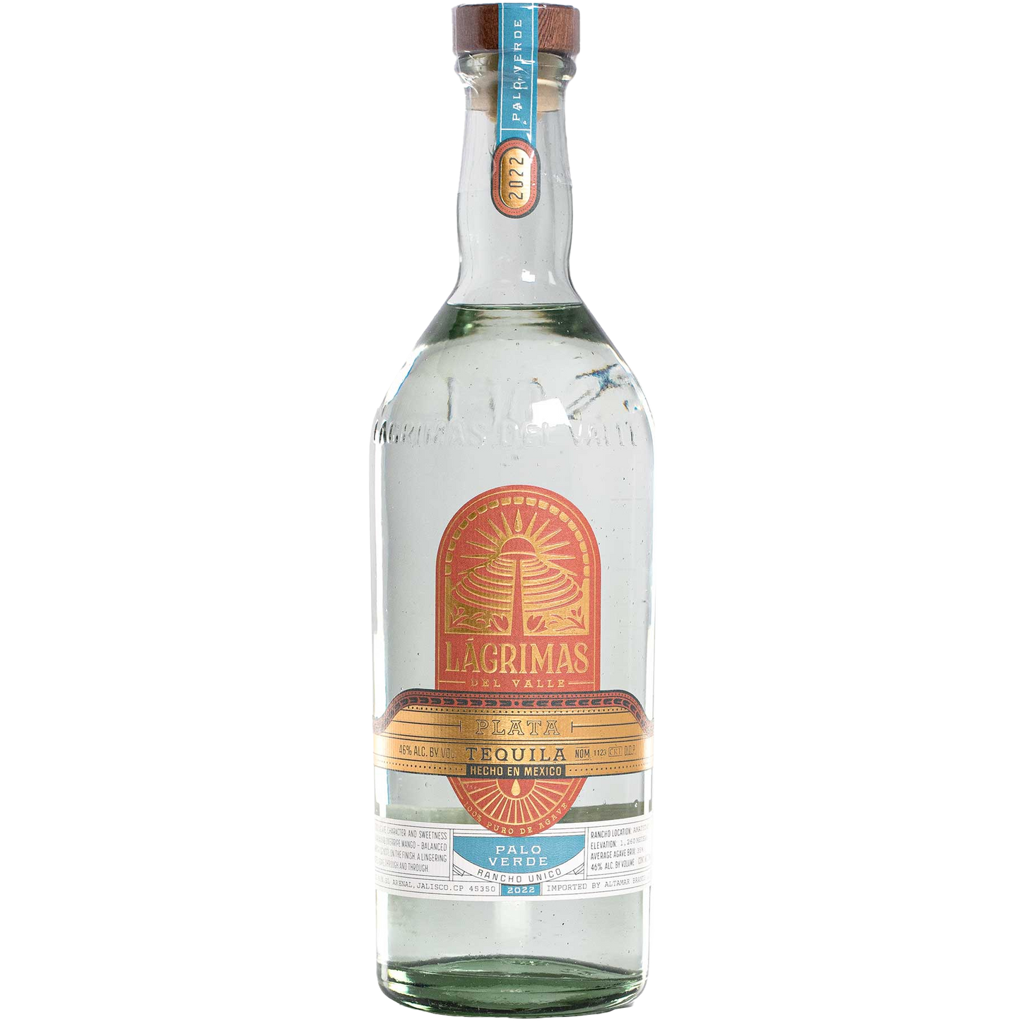 Lágrimas del Valle 'El Chiqueno' Plata Tequila, Jalisco, Mexico