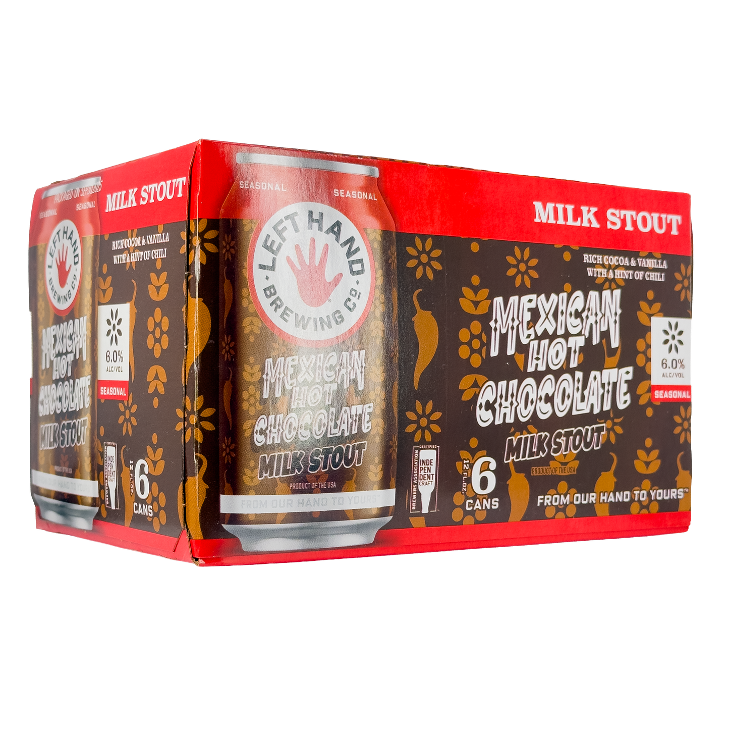 Left Hand Brewing Mexican Hot Chocolate Milk Stout Beer, Colorado