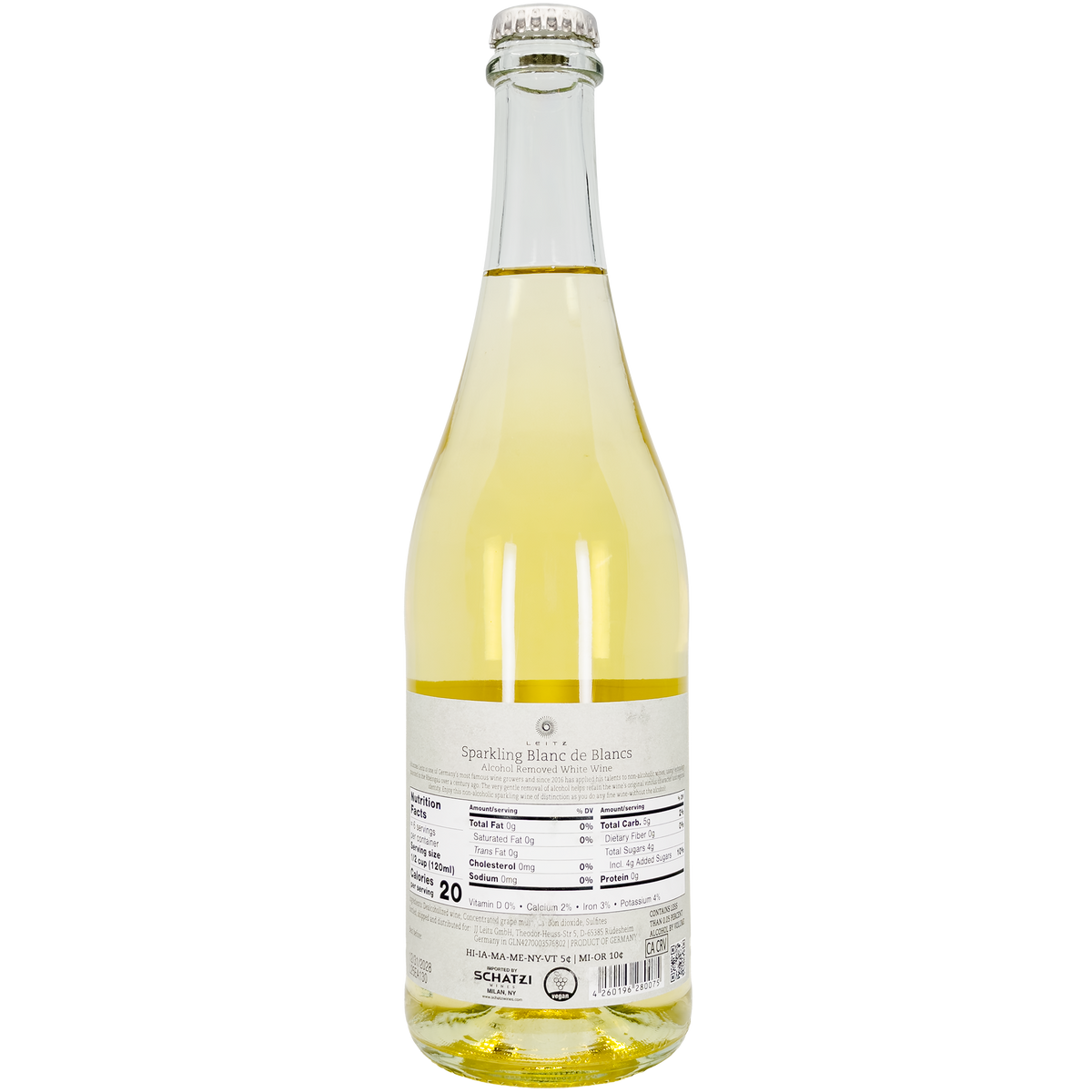 Leitz 'Eins Zwei Zero' Sparkling Blanc de Blancs, Germany