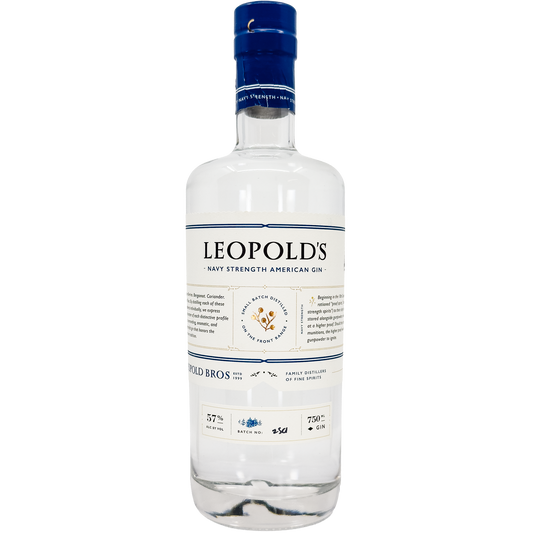Leopold Bros. Navy Strength American Small Batch Gin, Colorado