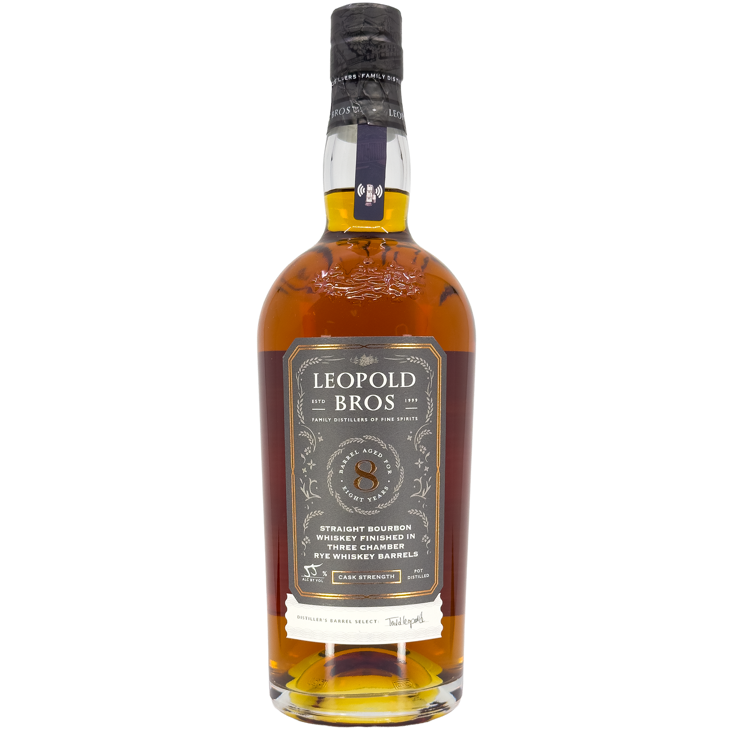 Leopold Bros. 'Three Chamber Rye Cask Finish' Cask Strength 8 Year Old Straight Bourbon, Colorado