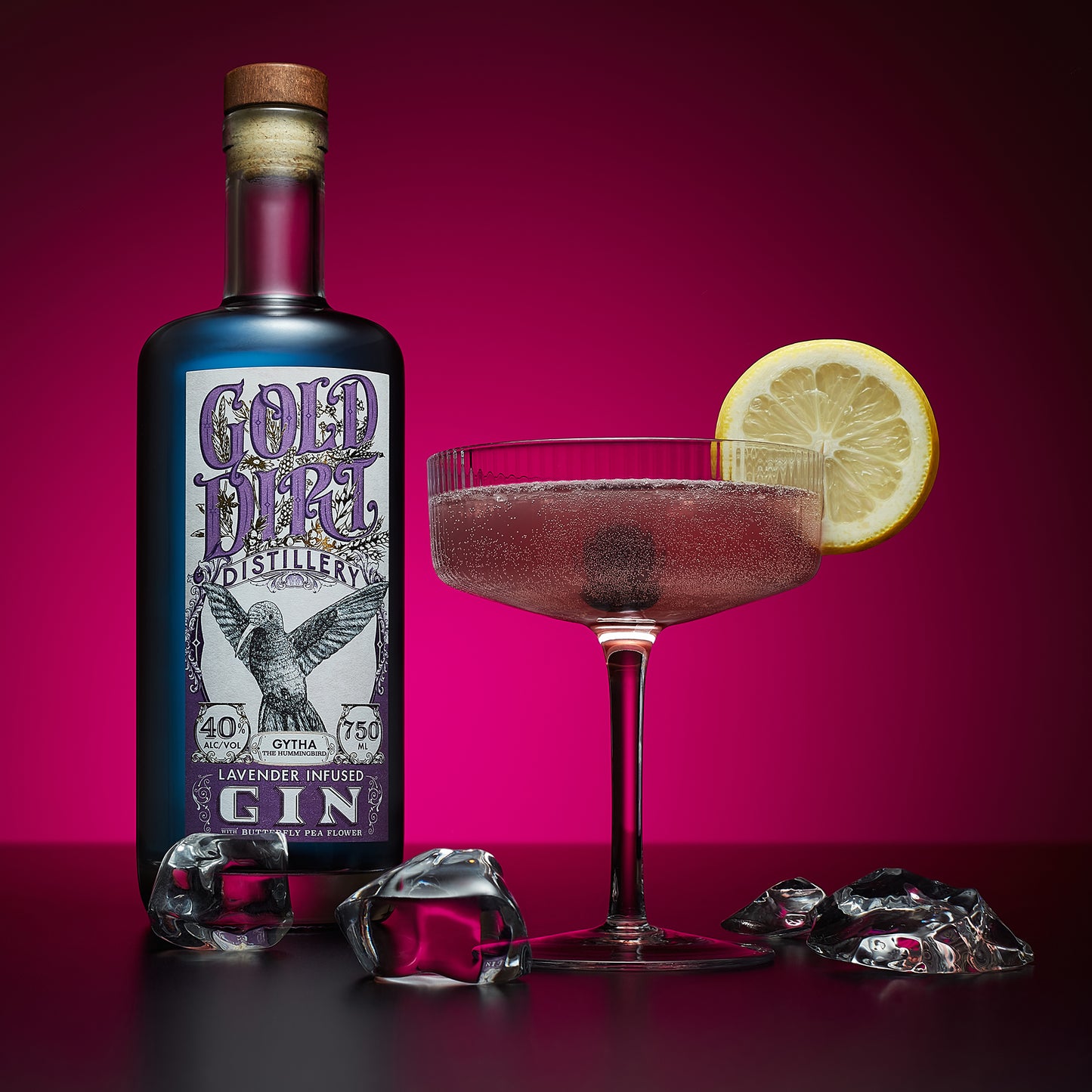 Gold Dirt Distillery Lavender Infused Gin, Colorado