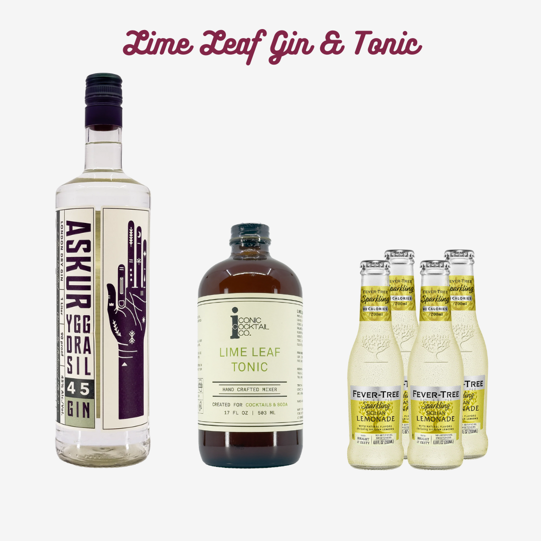 Lime Leaf Gin & Tonic Cocktail Party Bundle