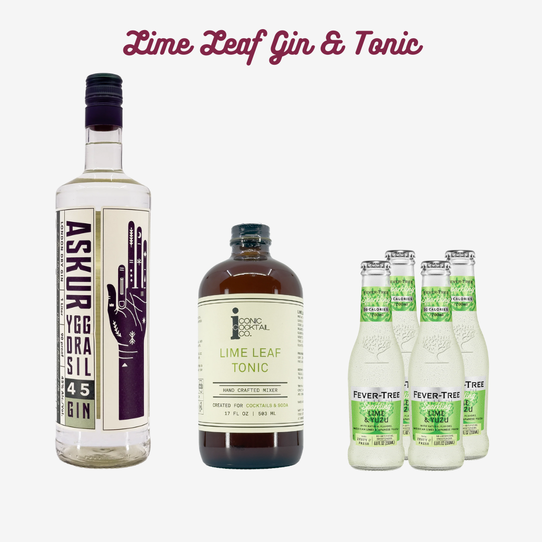 Lime Leaf Gin & Tonic Cocktail Party Bundle