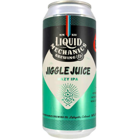 Liquid Mechanics Brewing Co. 'Jiggle Juice' Hazy IPA Beer, Colorado