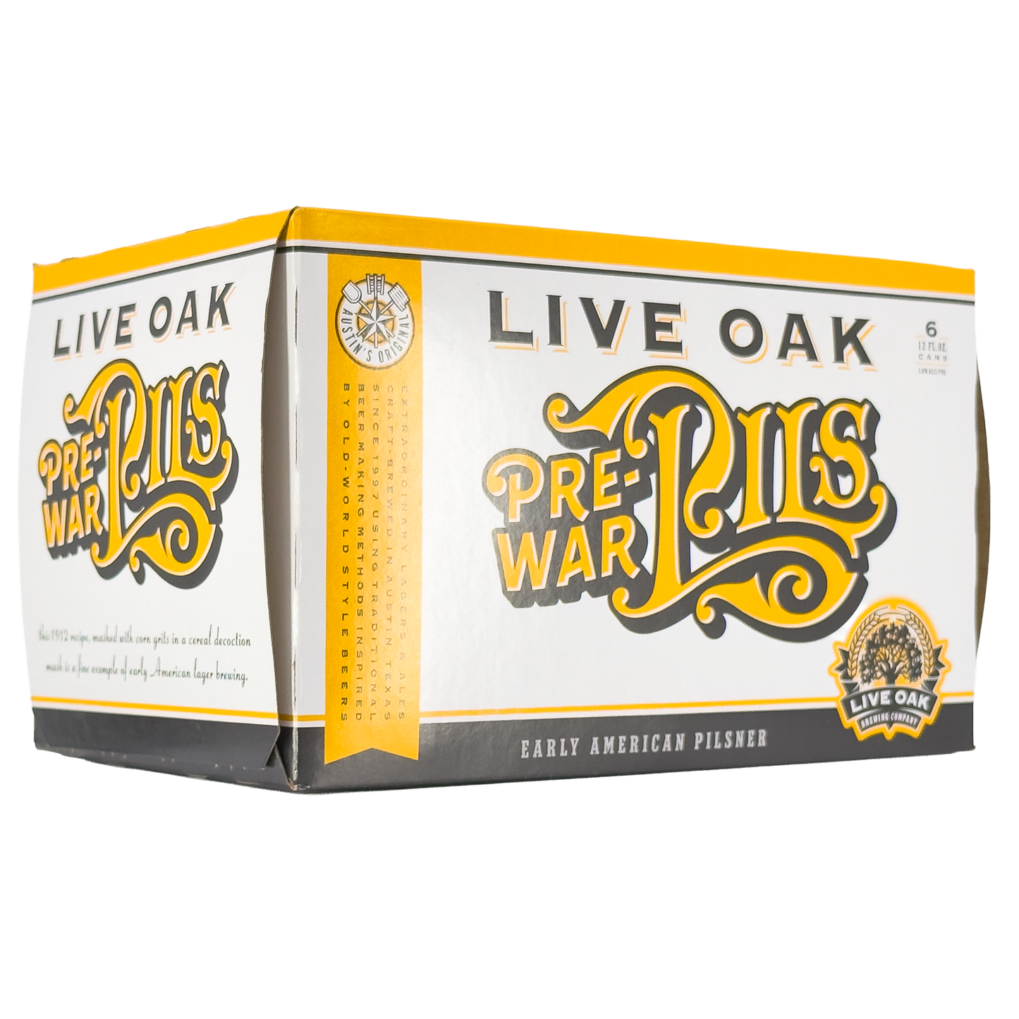 Live Oak 'Pre-War Pils' Pilsner Beer, Texas