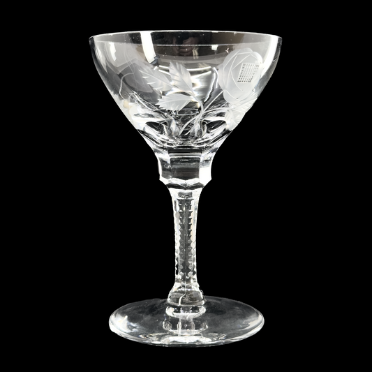 Margaret Rose Liquor Cocktail Glass by Duncan & Miller