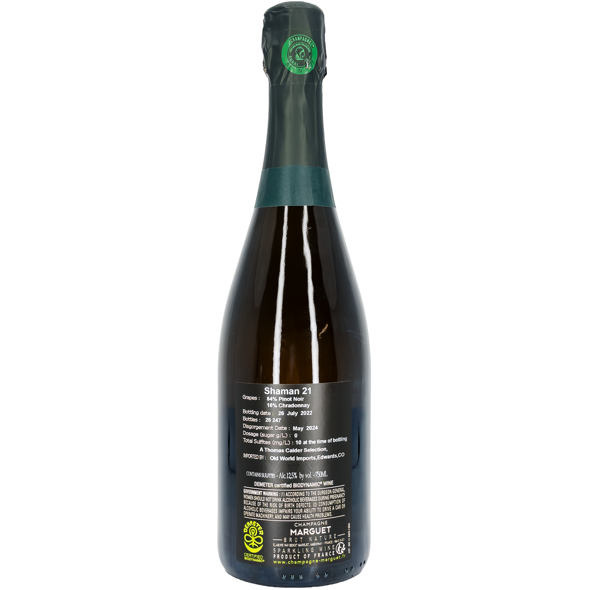 Marguet Pere & Fils 'Shaman' Grand Cru Extra Brut, Champagne, France