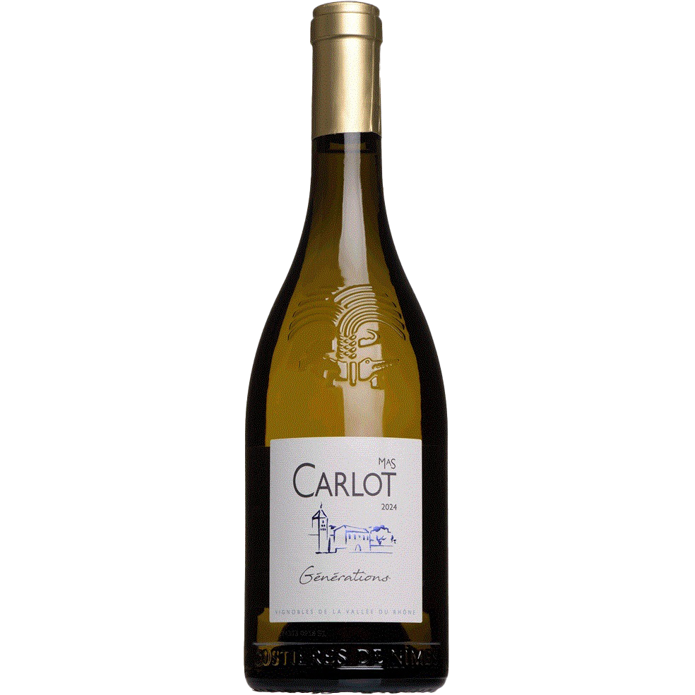 Mas Carlot 'Generations' Costieres de Nimes Blanc, Rhone, France