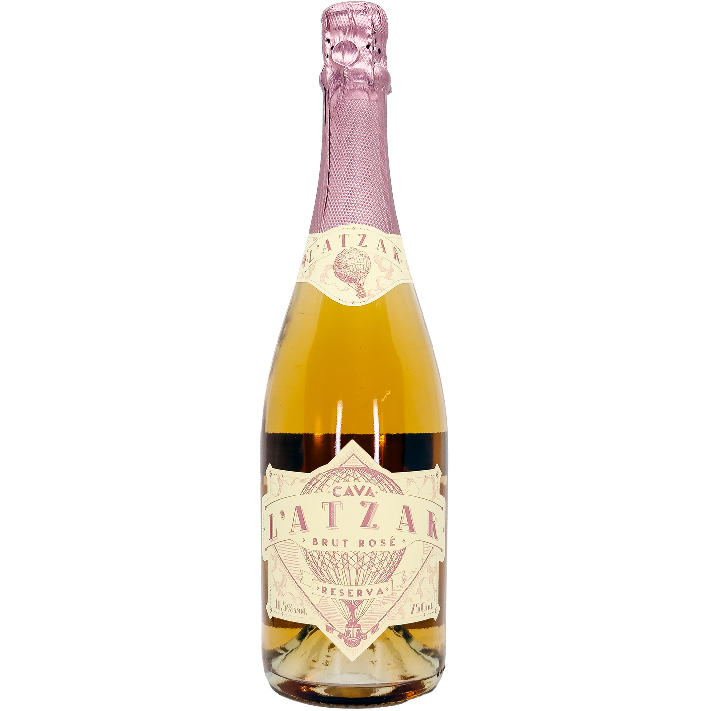 Mas La Mola 'L'Atzar' Brut Nature Reserva Cava Rose, Catalonia, Spain
