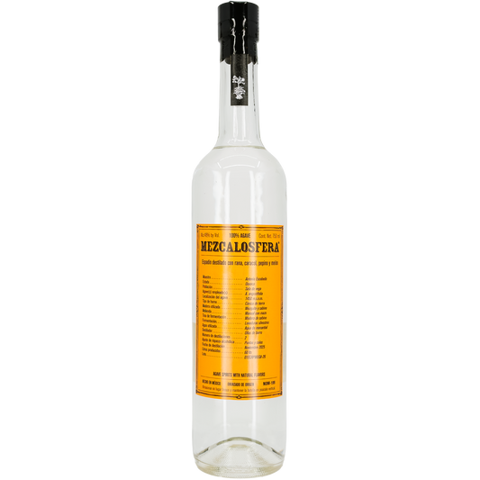 Mezcalosfera de Mezcaloteca Espadin con Rana Caracol Pepino y Melon Agave Spirit, Oaxaca, Mexico