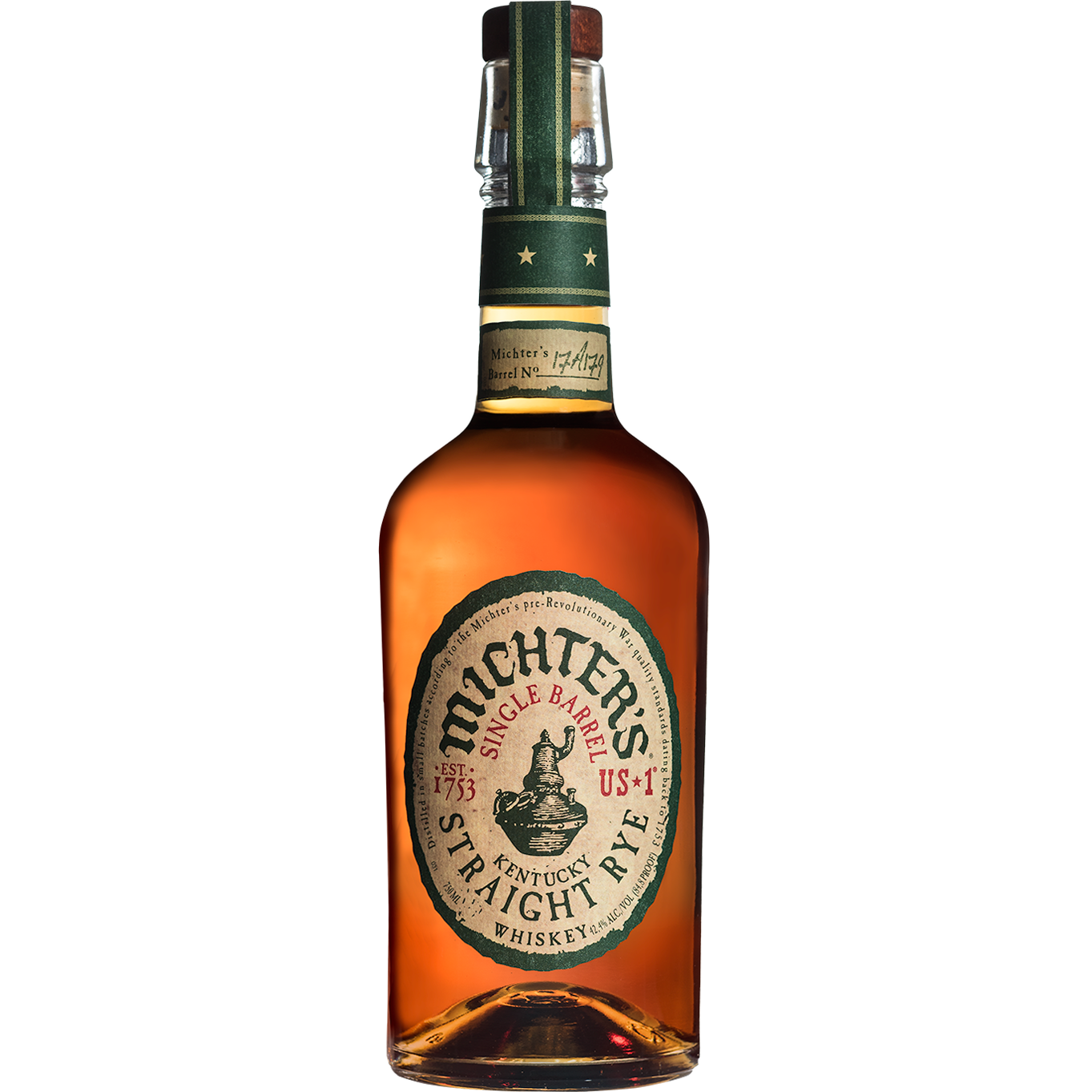 Michter's 'US-1 Single Barrel' Straight Rye Whiskey, Kentucky