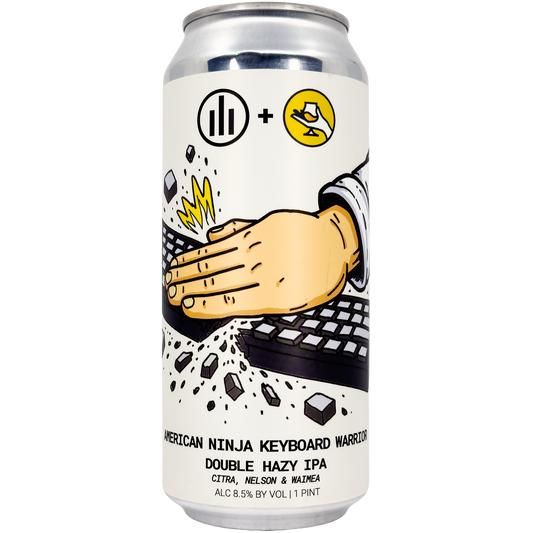 Milieu Fermentation x Lady Justice 'American Ninja Keyboard Warrior' Double Hazy IPA, Colorado