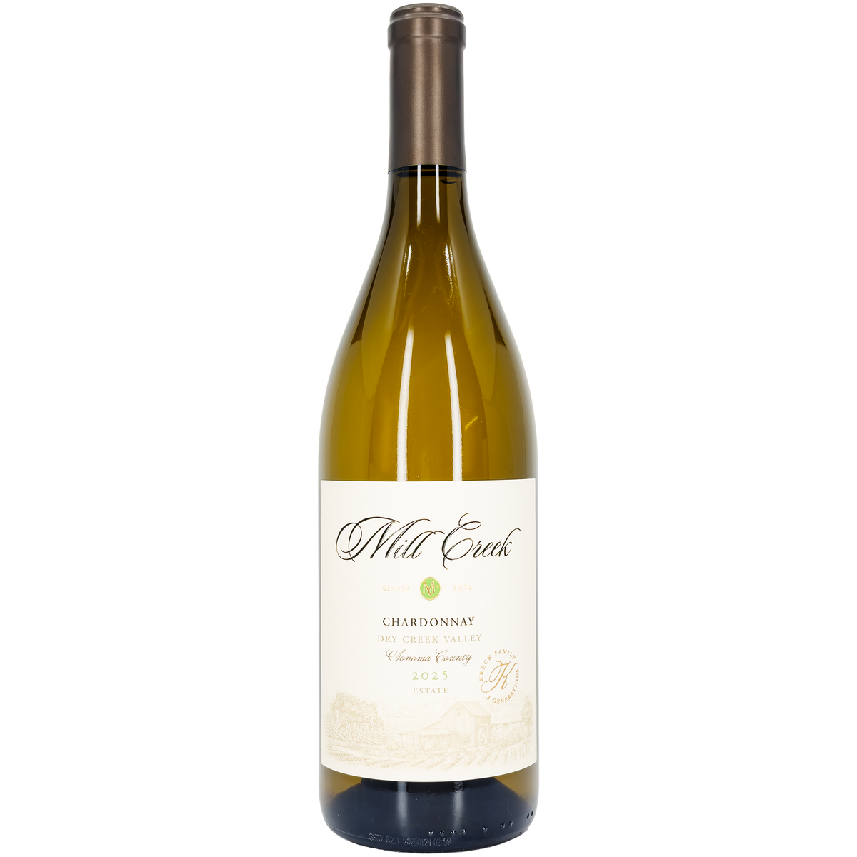 Mill Creek Vineyards & Winery Estate Chardonnay, Dry Creek Valley, California