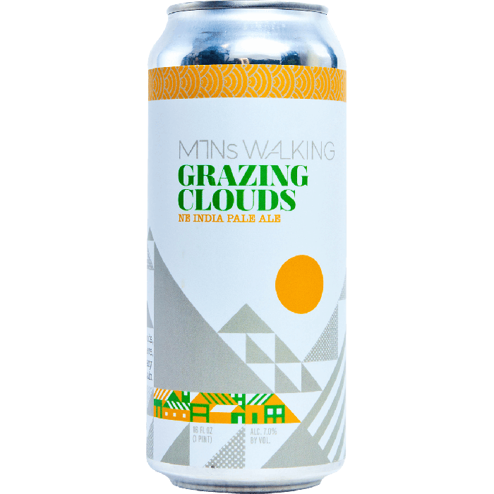 Mountains Walking 'Grazing Clouds' New England IPA Beer, Montana, USA
