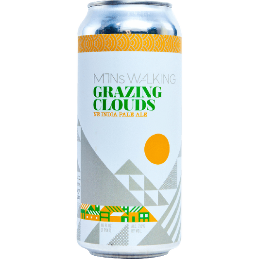 Mountains Walking 'Grazing Clouds' New England IPA Beer, Montana, USA