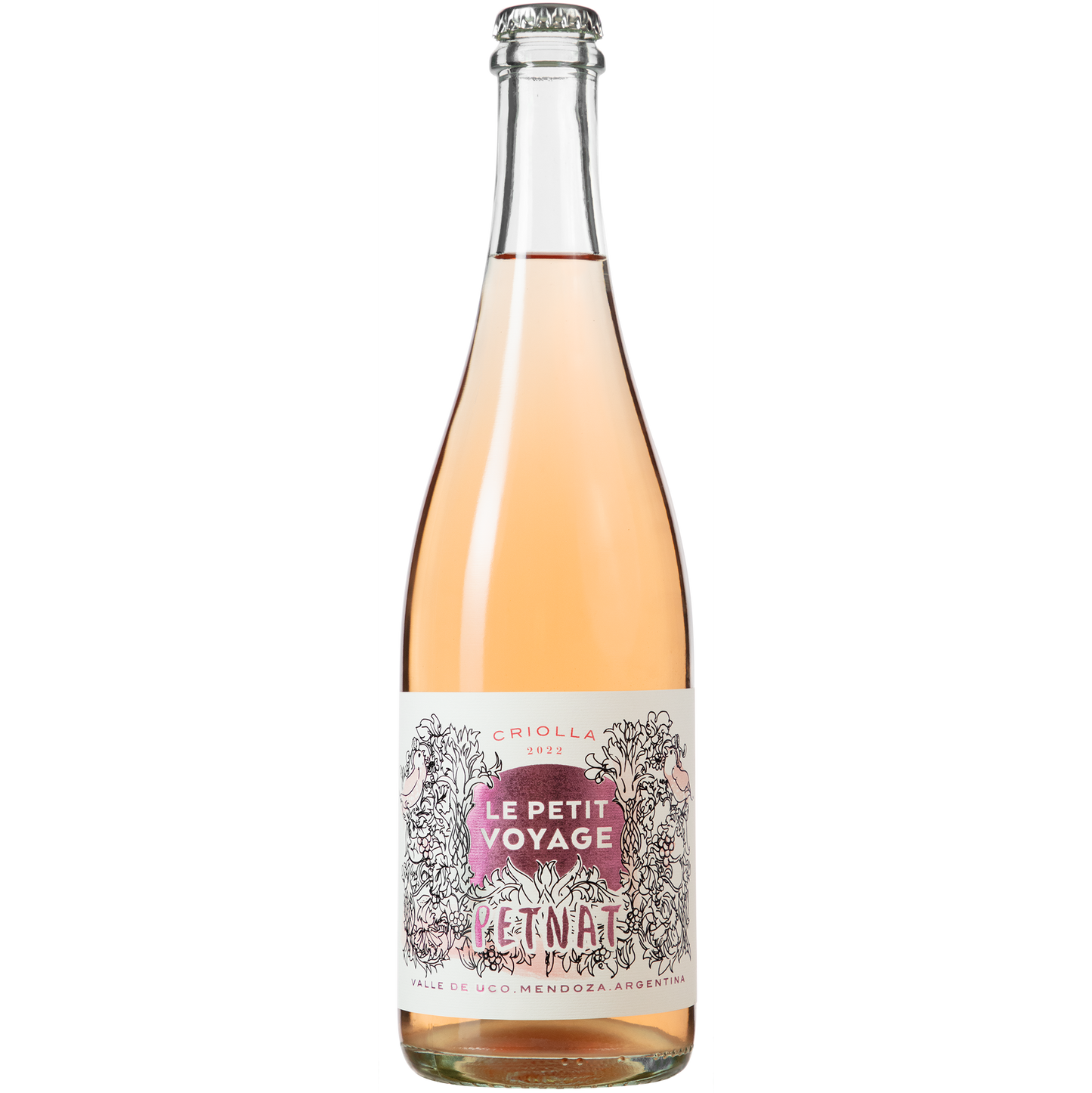 Mundo Reves 'Le Petit Voyage' Pet Nat Rose, Uco Valley, Argentina