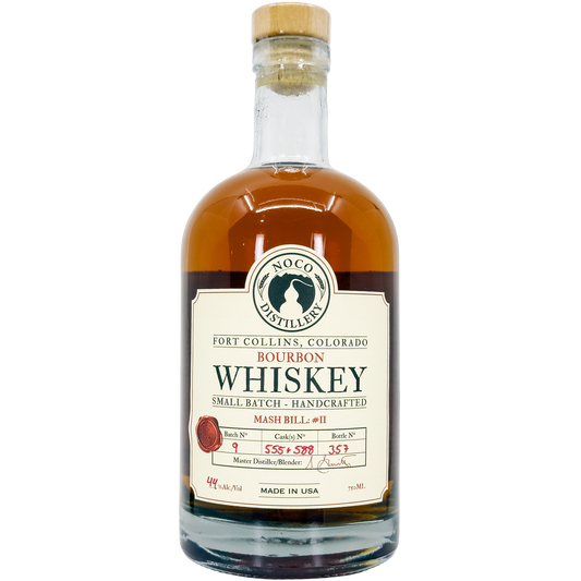 NOCO Distillery Mash Bill II Bourbon Whiskey, Colorado