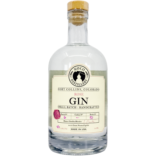 NOCO Distillery Rose Gin, Colorado