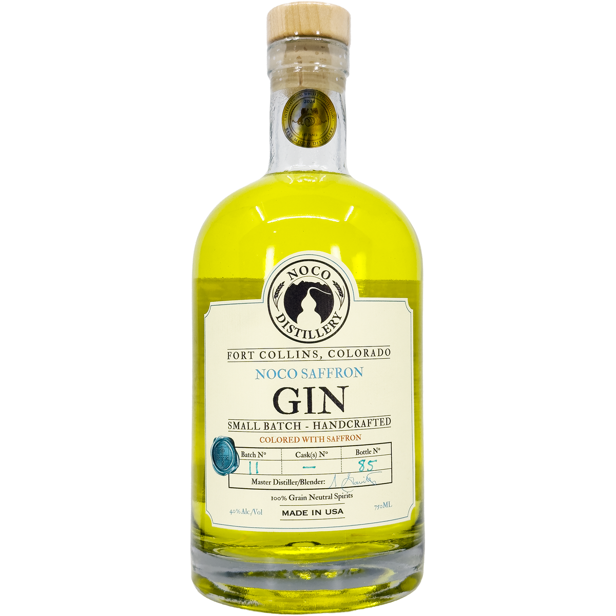 NOCO_Distillery_Saffron_Gin_Co