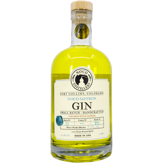 NOCO Distillery Saffron Gin, Colorado