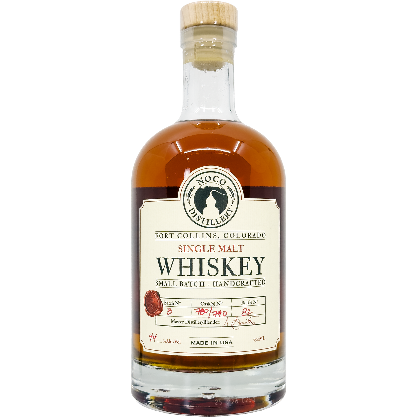 NOCO Distillery Single Malt Whiskey, Colorado