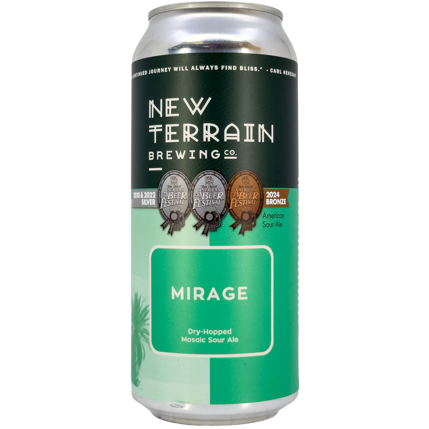 New Terrain Brewing 'Mirage' Mosaic Hopped Sour Beer, Colorado