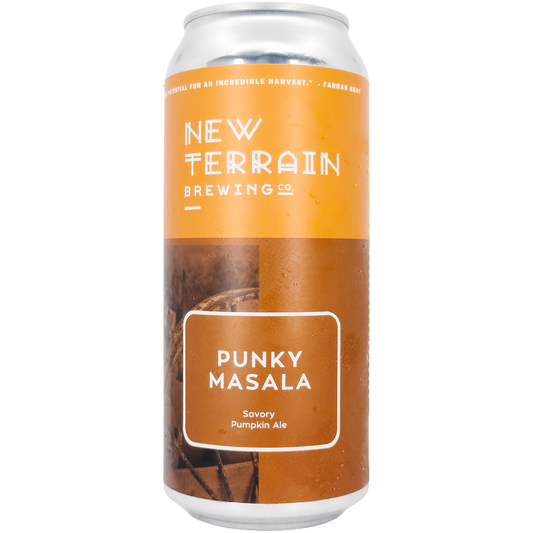 New Terrain Brewing 'Punky Masala' Savory Pumpkin Ale Beer, Colorado