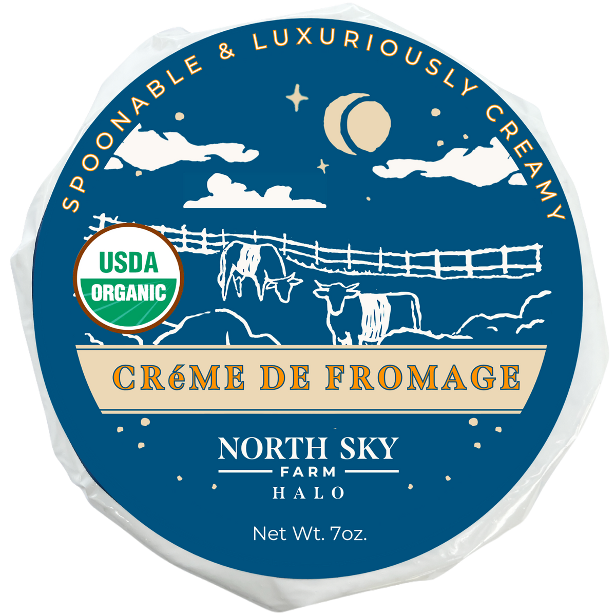 North Sky Farm ‘Halo’ Organic Artisan Crème de Fromage, Illinois