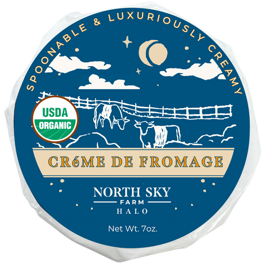 North Sky Farm ‘Halo’ Organic Artisan Crème de Fromage, Illinois