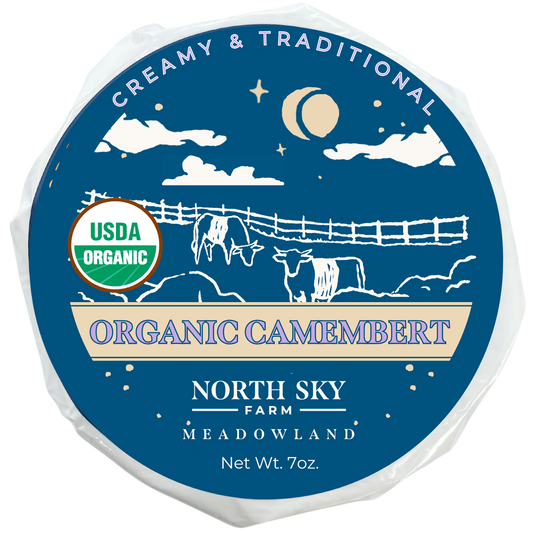 North Sky Farm ‘Meadowland’ Organic Artisan Camembert, Illinois